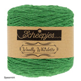Scheepjes woolly whirlette spearmint