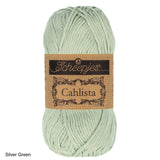 Scheepjes Cahlista Cotton yarn silver green