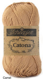Scheepjes Catona mercerized cotton camel