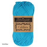 Scheepjes Cahlista Cotton yarn vivid blue