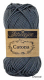 charcoal Scheepjes Catona cotton