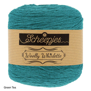 Scheepjes woolly whirlette green tea