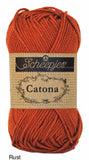 Scheepjes Catona mercerized cotton rust