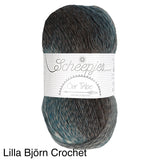 Scheepjes Our Tribe Merino wool polymide blend lilla bjorn crochet