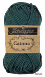 spruce Scheepjes Catona cotton