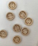 Handmade With Love Buttons 4 pc